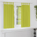 Perdele cu perdele 2 pcs Verde măr Poliester - WALTI WALTI