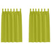 Perdele cu perdele 2 pcs Verde măr Poliester - WALTI WALTI
