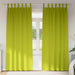 Perdele cu perdele 2 pcs Verde măr Poliester - WALTI WALTI