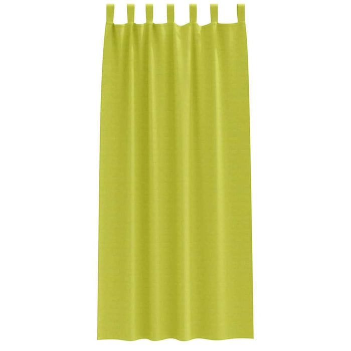 Perdele cu perdele 2 pcs Verde măr Poliester - WALTI WALTI