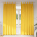Perdele cu perdele 2 pcs galben muștar 245 x 140 cm Poliester - WALTI WALTI