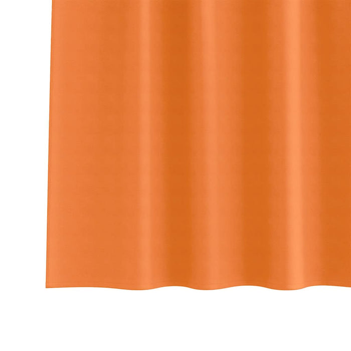 Perdele cu perdele 2 pcs Portocaliu intens Poliester - WALTI WALTI