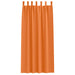 Perdele 2 pcs Portocaliu intens 245 x 140 cm Poliester - WALTI WALTI