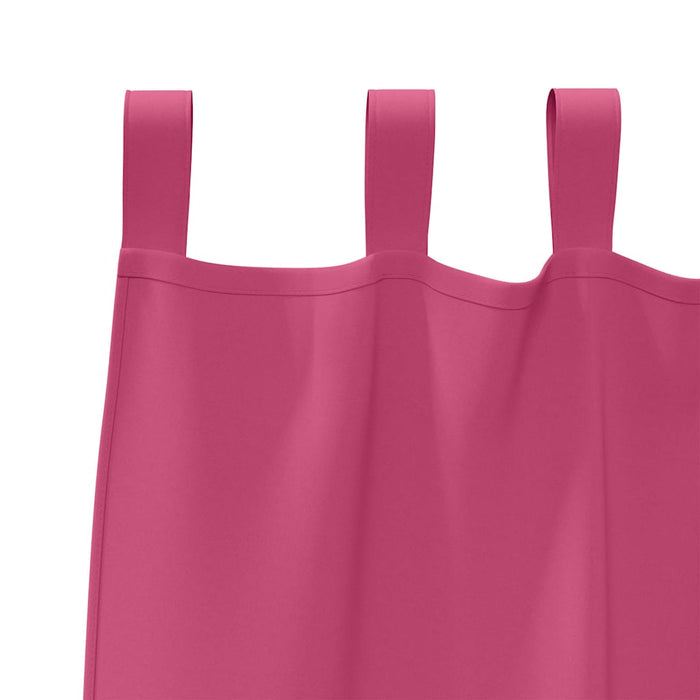 Perdele cu perdele 2 pcs Roz intens Poliester - WALTI WALTI