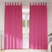 Perdele cu perdele 2 pcs Roz intens 245 x 140 cm Poliester - WALTI WALTI