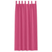 Perdele cu perdele 2 pcs Roz intens 260 x 140 cm Poliester - WALTI WALTI