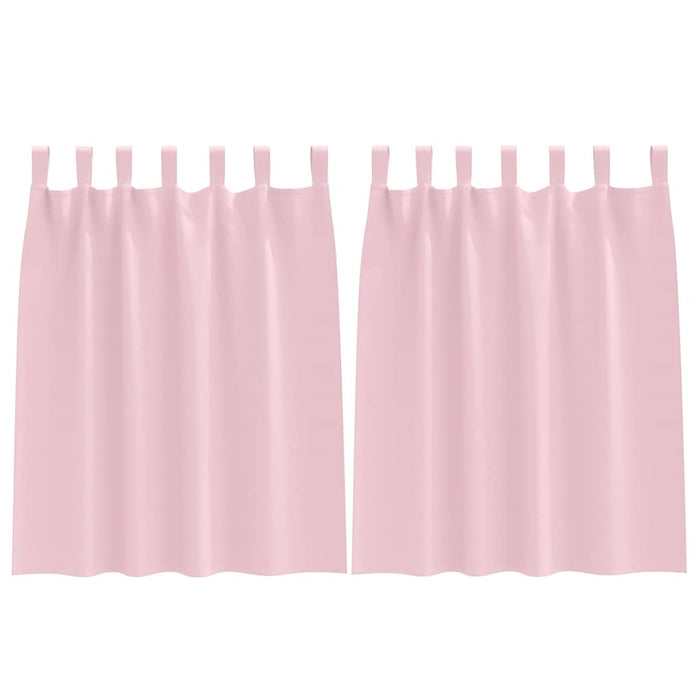 Perdele cu perdele 2 pcs Roz bebeluș Poliester - WALTI WALTI
