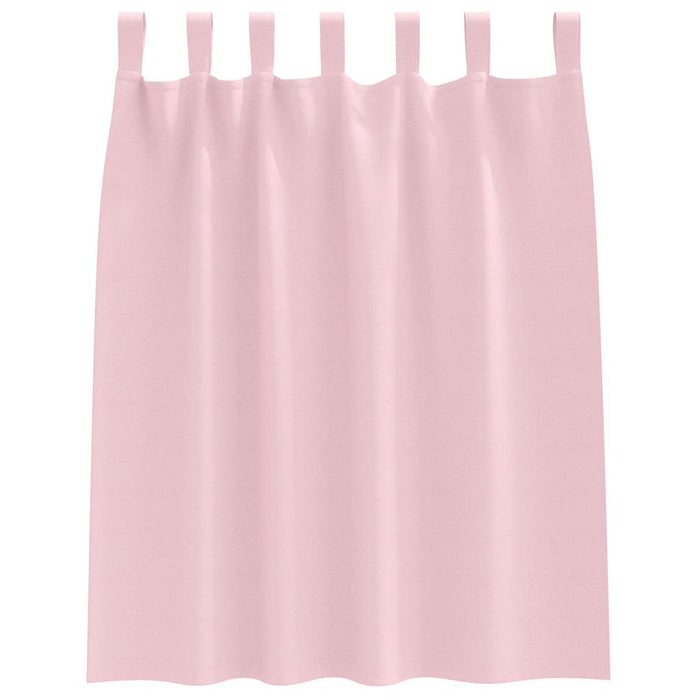 Perdele cu perdele 2 pcs Roz bebeluș Poliester - WALTI WALTI