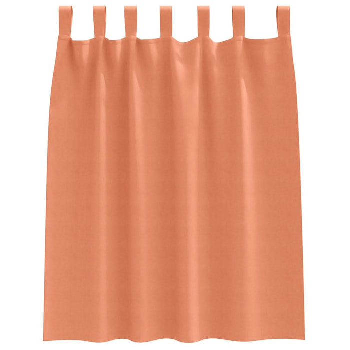 Perdele cu perdele 2 pcs Terracota Poliester - WALTI WALTI