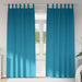 Perdele cu perdele 2 pcs Turcoaz 245 x 140 cm Poliester - WALTI WALTI