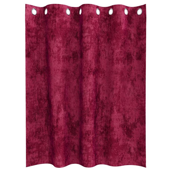Cortine din catifea 2 pcs Roșu Vin 140 x 140 cm Catifea - WALTI WALTI