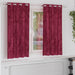 Cortine din catifea 2 pcs Roșu Vin 175 x 140 cm Catifea - WALTI WALTI