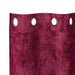 Cortine din catifea cu perdele 2 pcs bordo 225 x 140 cm Catifea - WALTI WALTI