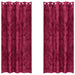 Cortine din catifea cu perdele 2 pcs bordo 225 x 140 cm Catifea - WALTI WALTI