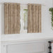 Cortine din catifea 2 pcs Șampanie 140 x 140 cm Catifea - WALTI WALTI