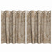 Cortine din catifea 2 pcs Șampanie 140 x 140 cm Catifea - WALTI WALTI