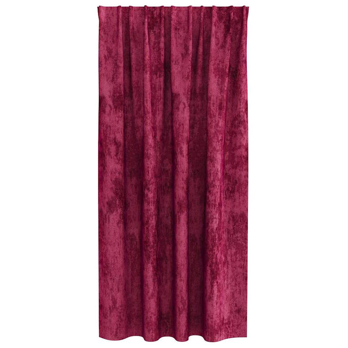 Cortine din catifea cu perdele 2 pcs bordo 175 x 140 cm Catifea - WALTI WALTI