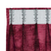 Cortine din catifea cu perdele 2 pcs bordo 225 x 140 cm Catifea - WALTI WALTI