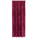 Cortine din catifea 2 pcs Roșu Vin 260 x 140 cm Catifea - WALTI WALTI