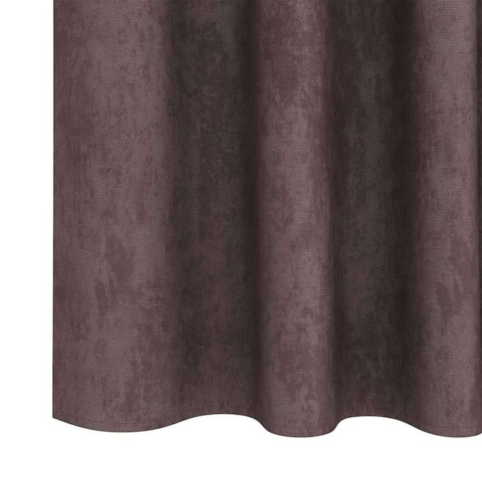 Draperie cu perdele 2 pcs Maro 260 x 140 cm Catifea - WALTI WALTI