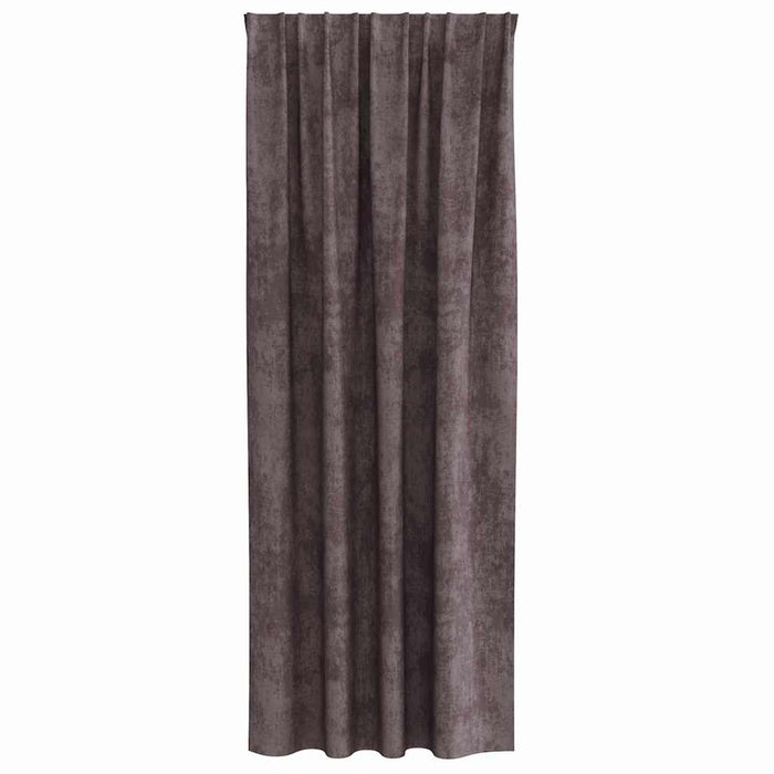 Draperie cu perdele 2 pcs Maro 260 x 140 cm Catifea - WALTI WALTI