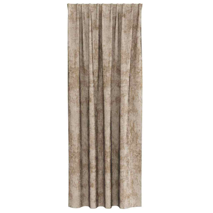 Cortine din catifea 2 pcs Șampanie 245 x 140 cm Catifea - WALTI WALTI