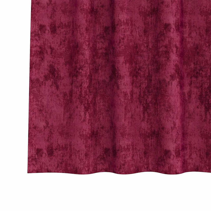 Cortine din catifea 2 pcs Roșu Vin 140 x 140 cm Catifea - WALTI WALTI