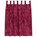 Cortine din catifea 2 pcs Roșu Vin 140 x 140 cm Catifea - WALTI WALTI