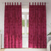 Cortine din catifea cu perdele 2 pcs bordo 225 x 140 cm Catifea - WALTI WALTI