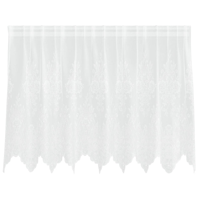 Cortină din Dantelă Alb 120 x 200 cm Poliester - WALTI WALTI