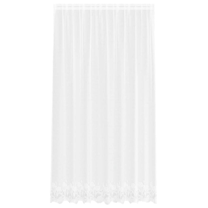 Cortină din Dantelă cu perdele Alb 200 x 200 cm Poliester - WALTI WALTI
