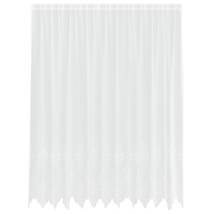 Cortină din Dantelă cu perdele Alb 220 x 300 cm Poliester WALTI
