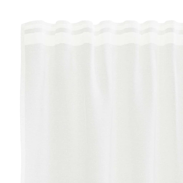 Perdele cu perdele Floral Alb 500 x 220 cm Poliester - WALTI WALTI