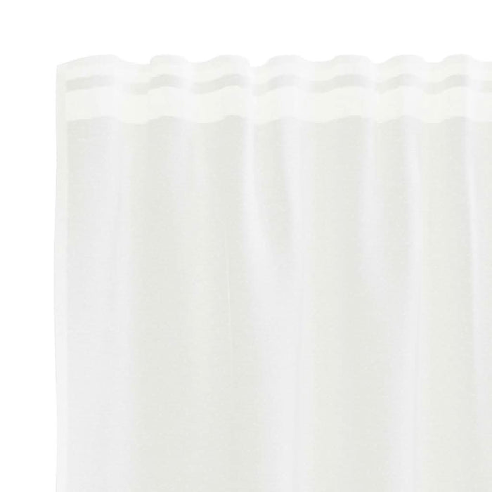 Perdele cu perdele Floral Alb 600 x 140 cm Poliester - WALTI WALTI