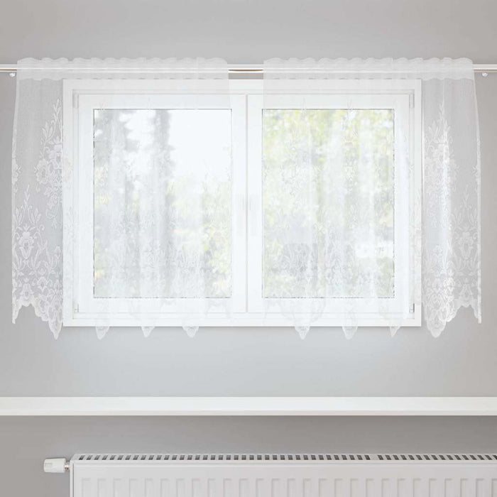 Perdele cu perdele Alb 150 x 80 cm Poliester - WALTI WALTI