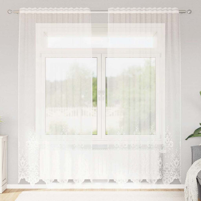 Perdele cu perdele Alb 150 x 200 cm Poliester - WALTI WALTI