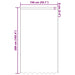 Perdele cu perdele Alb 150 x 260 cm Poliester - WALTI WALTI