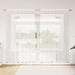 Perdele cu perdele Floral Alb 200 x 200 cm Poliester - WALTI WALTI