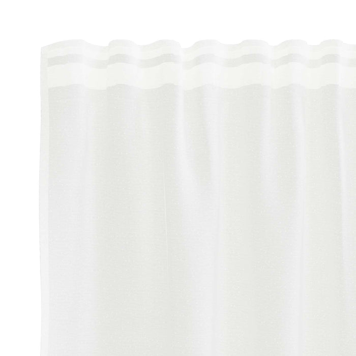 Cortină din Dantelă cu perdele Alb 240 x 200 cm Poliester WALTI