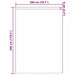 Perdele cu perdele Floral Alb 200 x 280 cm Poliester - WALTI WALTI