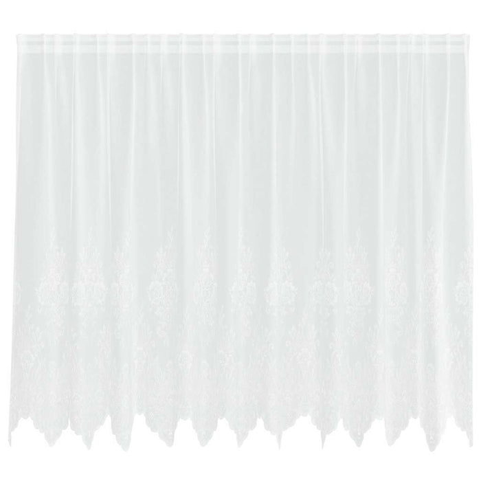 Cortină din Dantelă cu perdele Alb 300 x 140 cm Poliester - WALTI WALTI