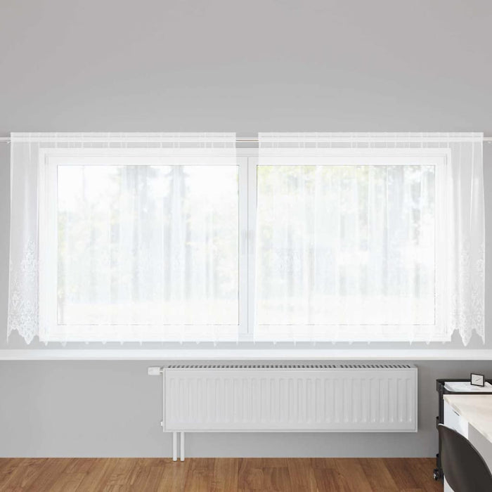 Perdele cu perdele Alb 300 x 180 cm Poliester - WALTI WALTI