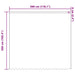 Perdele cu perdele Alb 300 x 260 cm Poliester - WALTI WALTI