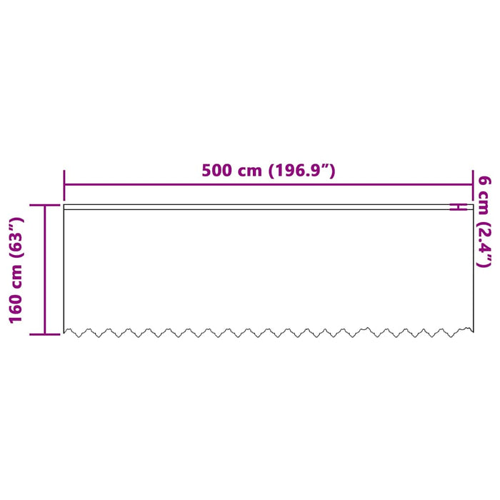 Perdele cu perdele Floral, Altele Alb 500 x 160 cm Poliester - WALTI WALTI