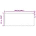 Perdele cu perdele Alb 500 x 245 cm Poliester - WALTI WALTI