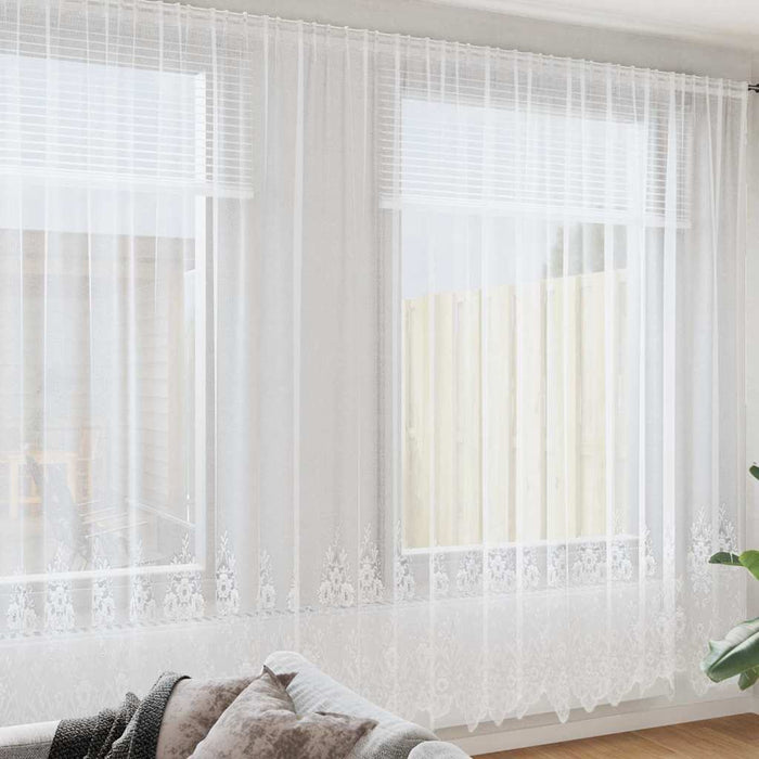 Perdele cu perdele Alb 600 x 280 cm Poliester - WALTI WALTI