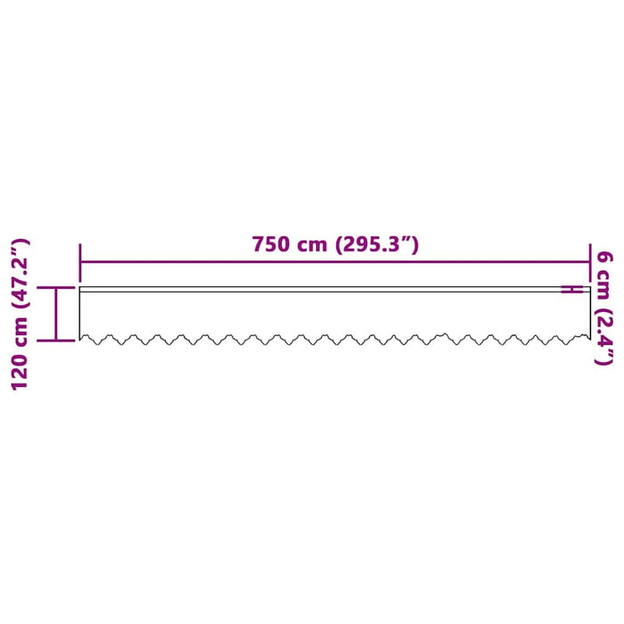 Perdele cu perdele Alb 750 x 120 cm Poliester - WALTI WALTI