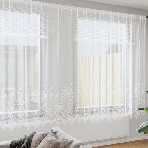 Cortină din Dantelă cu perdele Alb 750 x 240 cm Poliester - WALTI WALTI