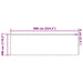 Perdele cu perdele Floral Alb 900 x 280 cm Poliester - WALTI WALTI