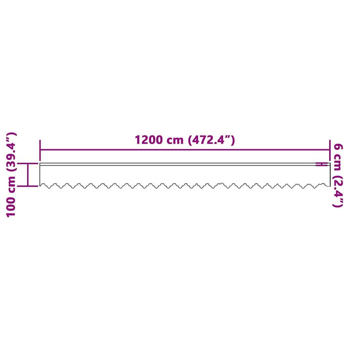 Perdele cu perdele Altele Alb 1200 x 100 cm Poliester - WALTI WALTI